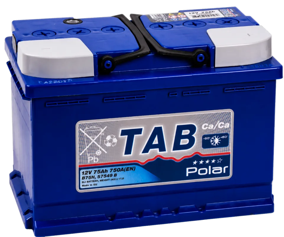 Аккумулятор TAB Polar 75 Ач обр. пол. 720A 278x175x190