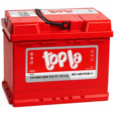 Аккумулятор Topla Energy 60 Ач обр. пол. 600А 242x175x190