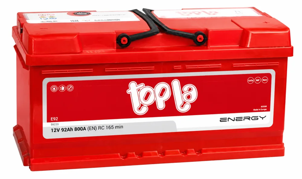 Аккумулятор Topla Energy 92R обр. пол. низкий 800A 353x175x175