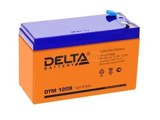 Аккумулятор для ИБП DELTA DTM 1209 12В 9 Ач 151x65x94