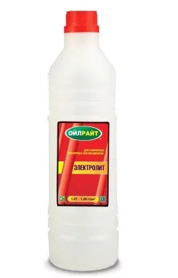 Электролит OILRIGHT 1,28 г/куб.см 1л