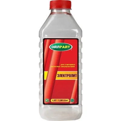 Электролит OILRIGHT (ПЭТ банка) 1.28 г/куб.см 1л