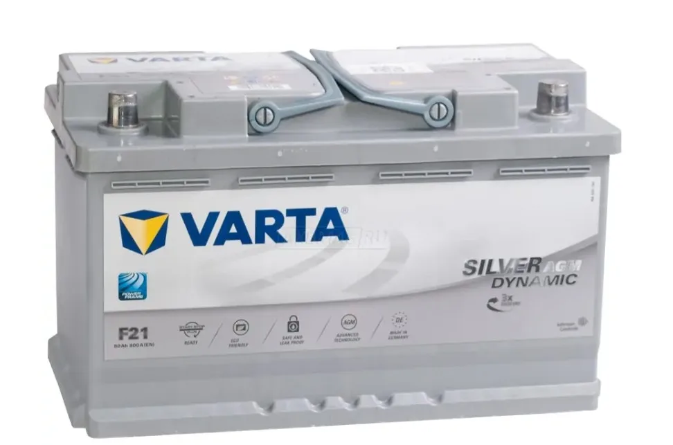 Аккумулятор VARTA AGM F21 80 Ач обр. пол. 800A 315x175x190