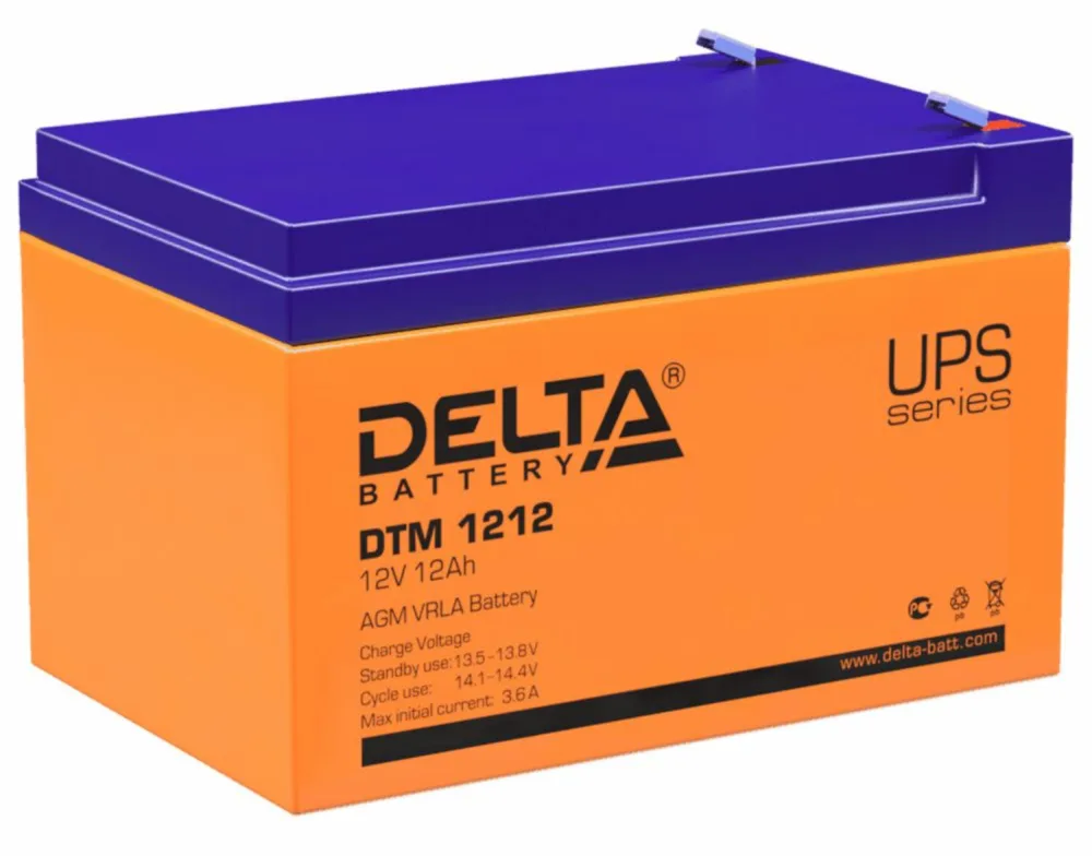 Аккумулятор для ИБП Delta DTM 1212 12 Ач 151x98x94