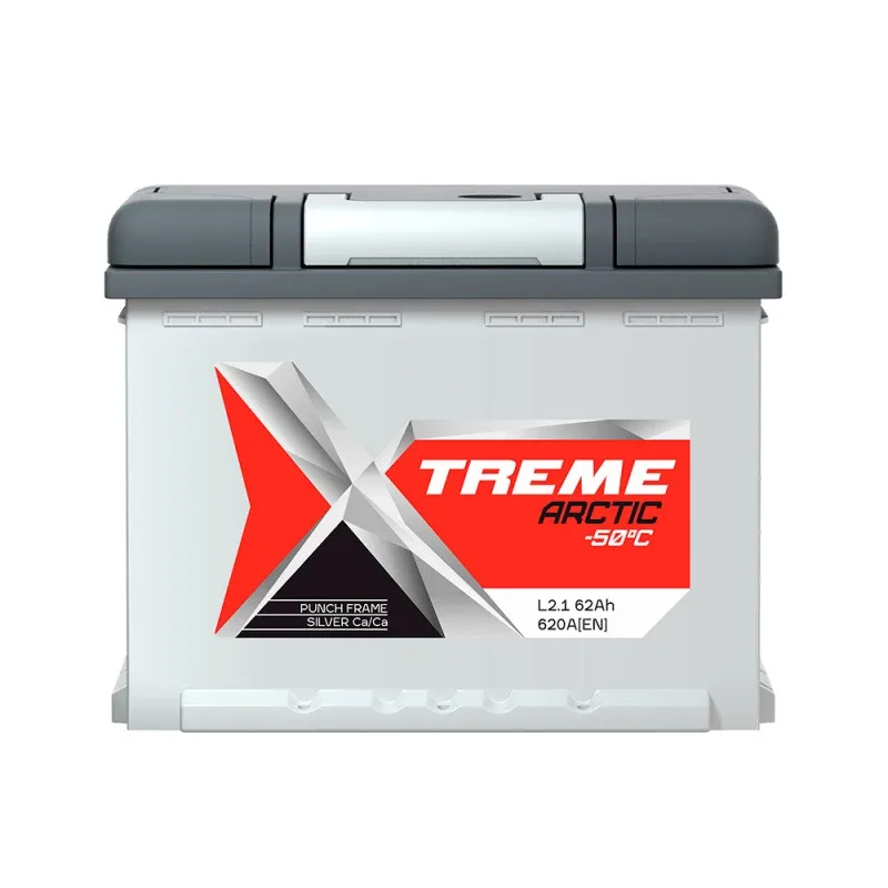 Аккумулятор Xtreme ARCTIC Red 62 Ач прям. пол. 620A 242x175x190
