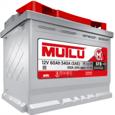 Аккумулятор Mutlu SFB (Series 3) 60 Ач обр. пол. 540 EN600A SAE 242x175x190 (L2.60.054.A)