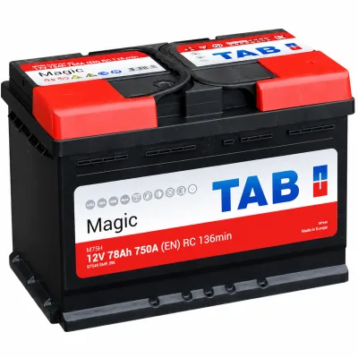 Аккумулятор TAB Magic 78 Ач обр. пол. 720A 278x175x190
