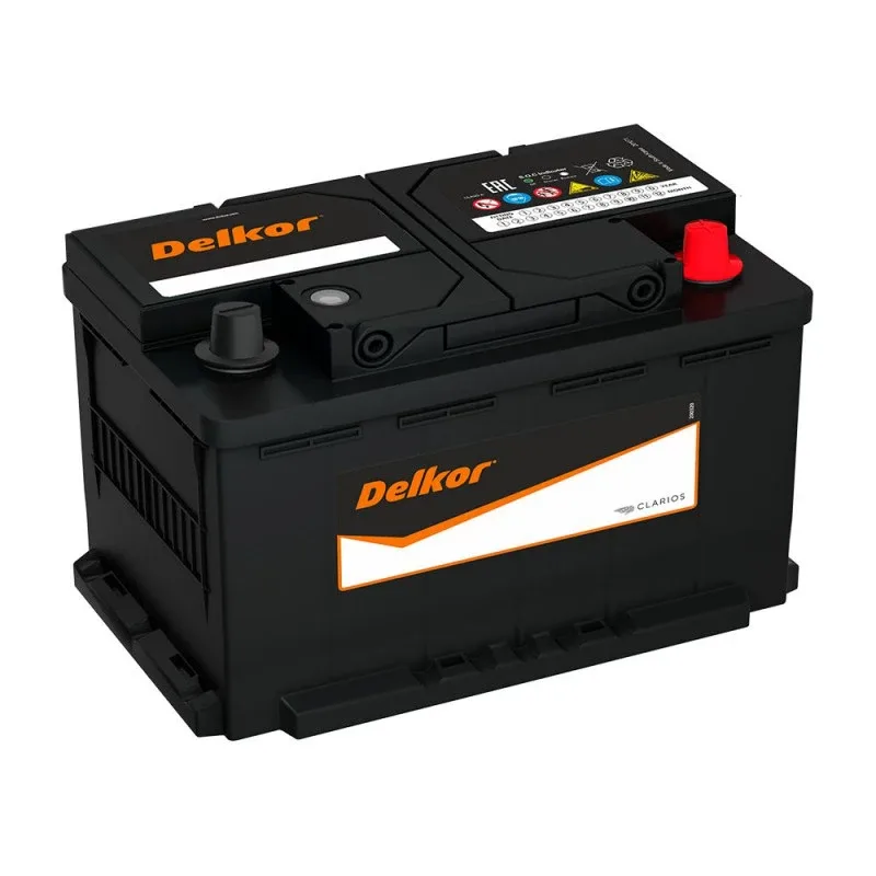 Аккумулятор DELKOR L3 80 Ач обр. пол. 800А 278x175x190 (58014)