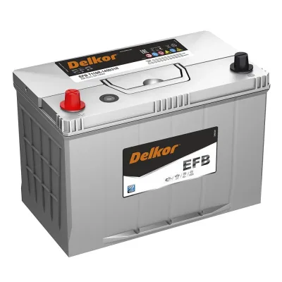 Аккумулятор DELKOR EFB 145D31R 90 Ач прям. пол. 820A 306x173x220