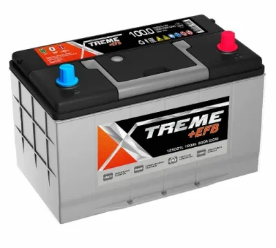 Аккумулятор XTREME +EFB 125D31L 100 Ач обр. пол. 850A 306x173x220
