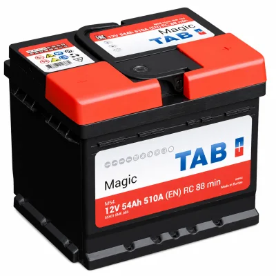 Аккумулятор Tab Magic 54R обр. пол. низкий 510A 207x175x175