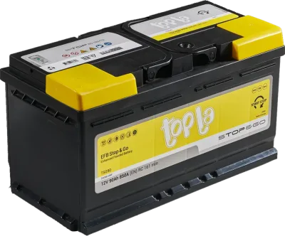 Аккумулятор Topla EFB STOP & GO 6ст-90 Ач обр. пол. 850A 353x175x190
