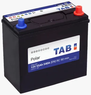 Аккумулятор TAB Polar Asia 55 Ач обр. пол. тонк. кл. 540A 238x128x220