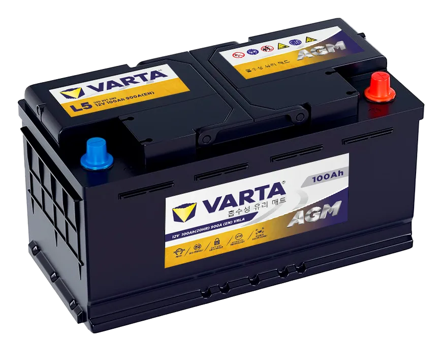 Аккумулятор Varta AGM L5 100 Ач обр. пол. 900A 353x175x190 (600 901 090)