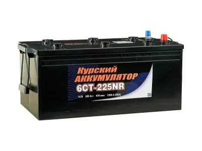 Аккумулятор КУРСКИЙ АККУМУЛЯТОР 225 евро обр. пол. 1300А 518х275х242