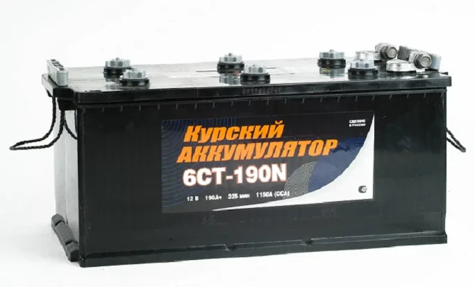 Курский Аккумулятор 190 рус прям. пол. 1150A 525x240x242