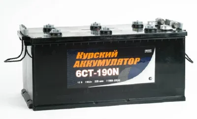 Курский Аккумулятор 190 рус прям. пол. 1150A 525x240x242