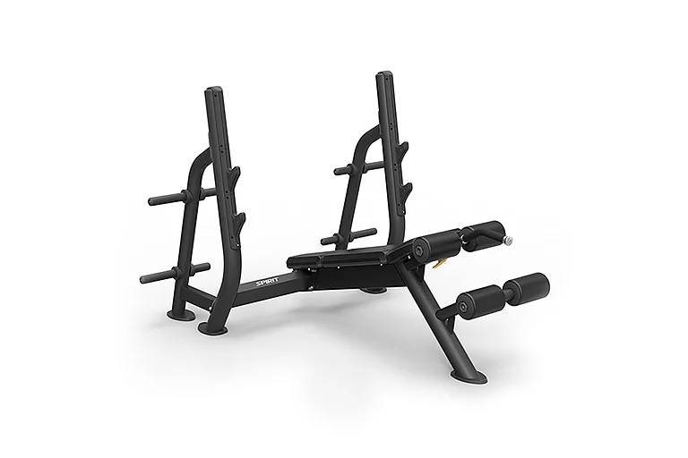 Олимпийская скамья с отрицательным углом наклона SPIRIT SP-4211