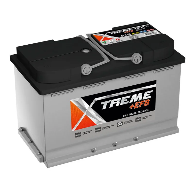 Аккумулятор XTREME +EFB L5 100 Ач обр. пол. 950A 353x175x190