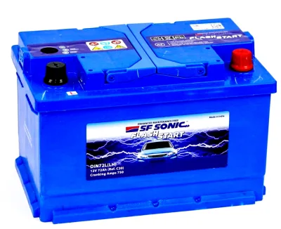 Аккумулятор Exide SF Sonic 72 Ач обр. пол. низкий 750А 278x175x175
