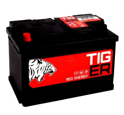 Аккумулятор Tiger Red Energy 75 Ач прям. пол. 720A 278x175x190