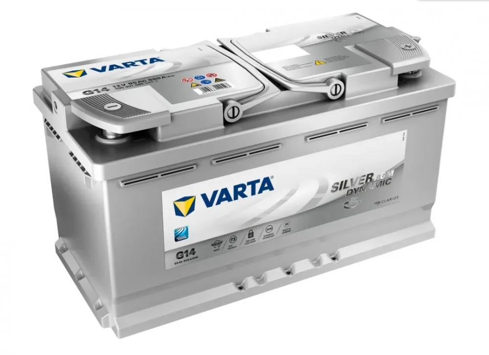 Аккумулятор VARTA SILVER AGM A5 95Ач обр. пол. 850А 353х175х190