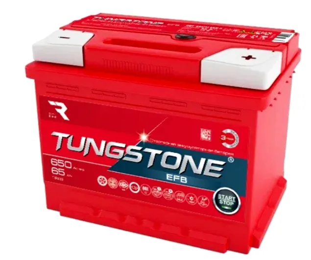 Аккумулятор Tungstone EFB 65 Ач обр. пол. 650A 242х175х190