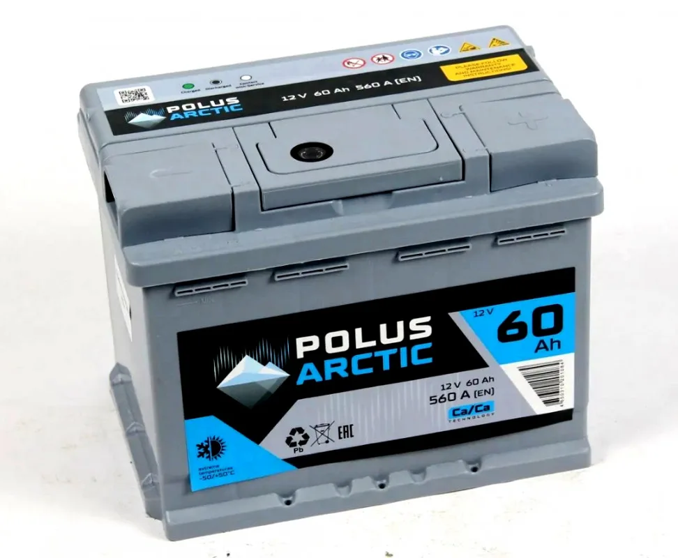 Аккумулятор POLUS ARCTIC 60 Ah обр. пол. 560A 242x175x190