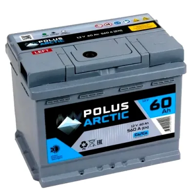 Аккумулятор POLUS ARCTIC 60 Ah прям. пол. 560A 242x175x190