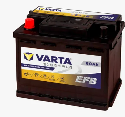 Аккумулятор Varta EFB L2 60 Ач прям. пол. 540A 242x175x190