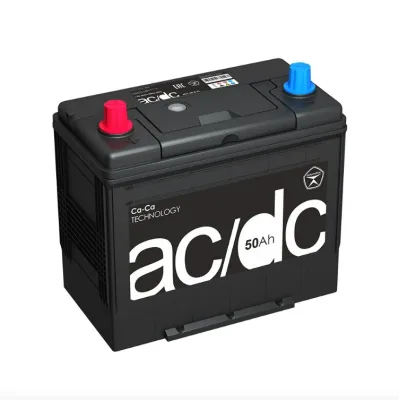 Аккумулятор AC/DC 65B24R 50 Ач прям. пол. тонкие клеммы 460A 238x128x220