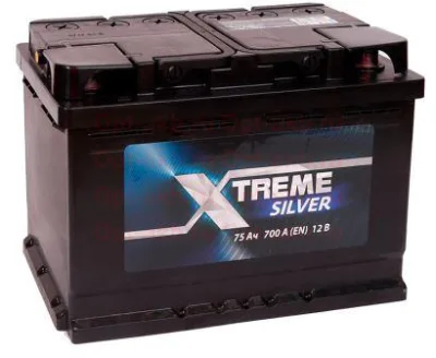 Аккумулятор XTREME Silver L3 75 Ач обр. пол. 700A 278x175x190