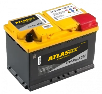 Аккумулятор ATLAS BX AGM L3 78 Ач обр. пол. 770A 278x175x190