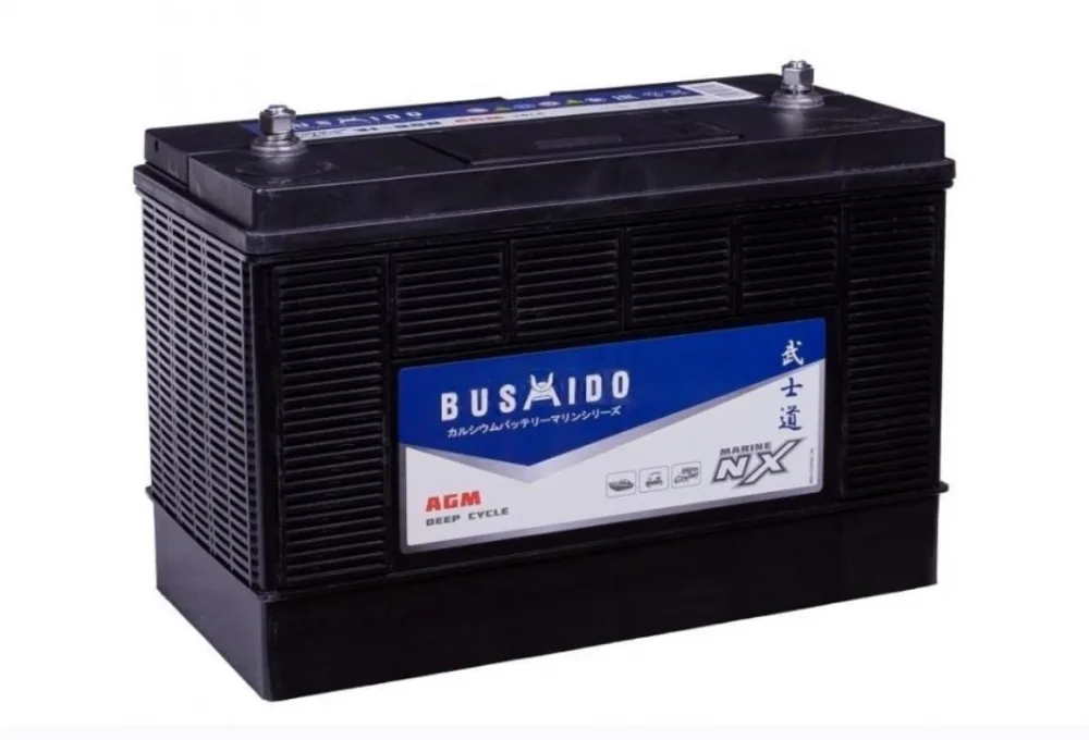 Аккумулятор лодочный BUSHIDO AGM MARINE M31-950 1100A 100ah прям.пол 330x173x240