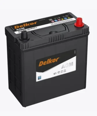 Аккумулятор DELKOR AGM S34B20L 35 Ач обр. пол. 340А 187x127x220