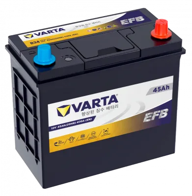 Аккумулятор Varta EFB B24 45 Ач обр. пол. 430A 238x128x220