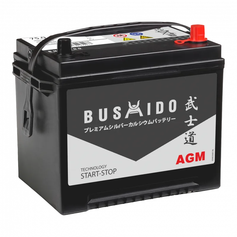 Аккумулятор BUSHIDO AGM D26 75 Ач обр. пол. 710А 260х173х220