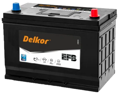 Аккумулятор DELKOR EFB T110 145D31L 105 Ач обр. пол. 920A 306x173x220