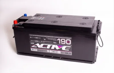Аккумулятор ACTIVE FROST 6СТ-190 Ач евро конус обр. пол. 1250A 513x218x210