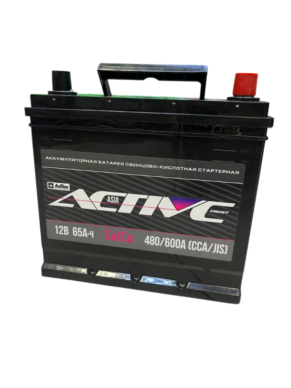 Аккумулятор ACTIVE FROST Asia 70D23R 65 Ач обр. пол. 520А 232х173х220
