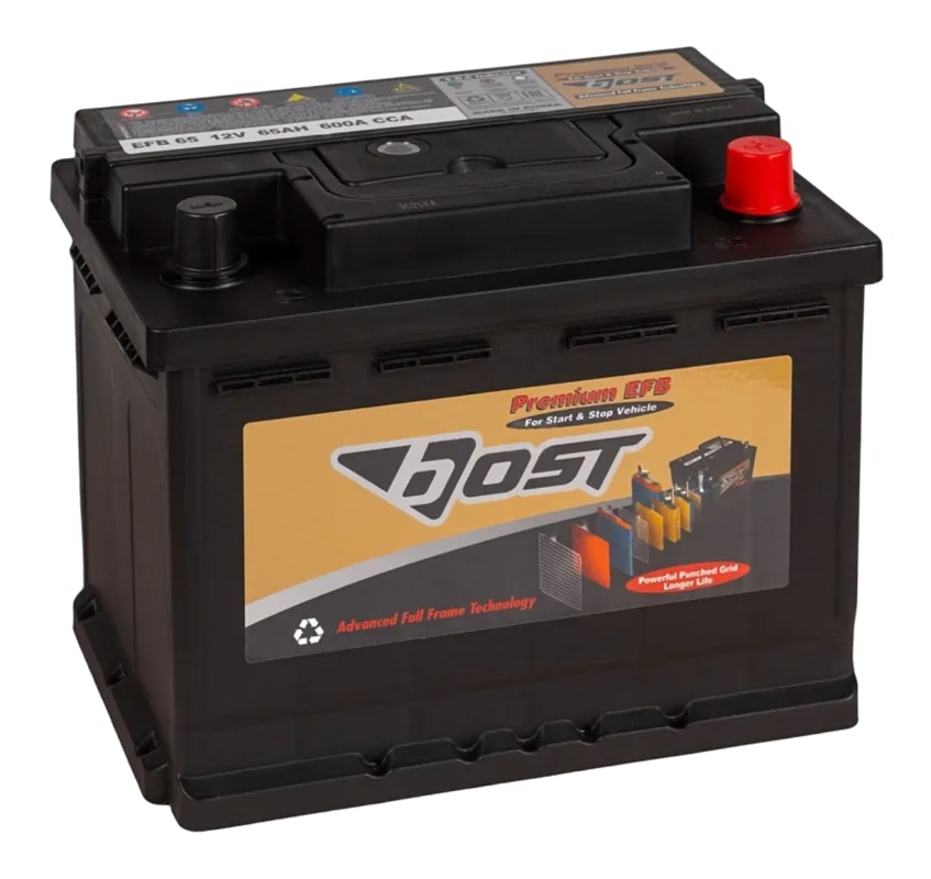 Аккумулятор BOST EFB 65 Ач обр. пол. 600A 242x175x190