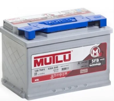 Аккумулятор Mutlu SFB M3 78 Ач обр. пол. низкий 780A 278x175x190 (LB3.78.078.A)