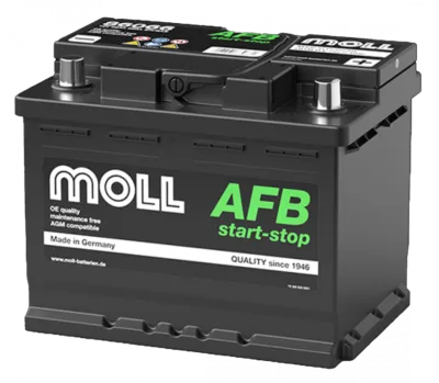 Аккумулятор MOLL AFB 66 обр. пол. 640А 242х175х190