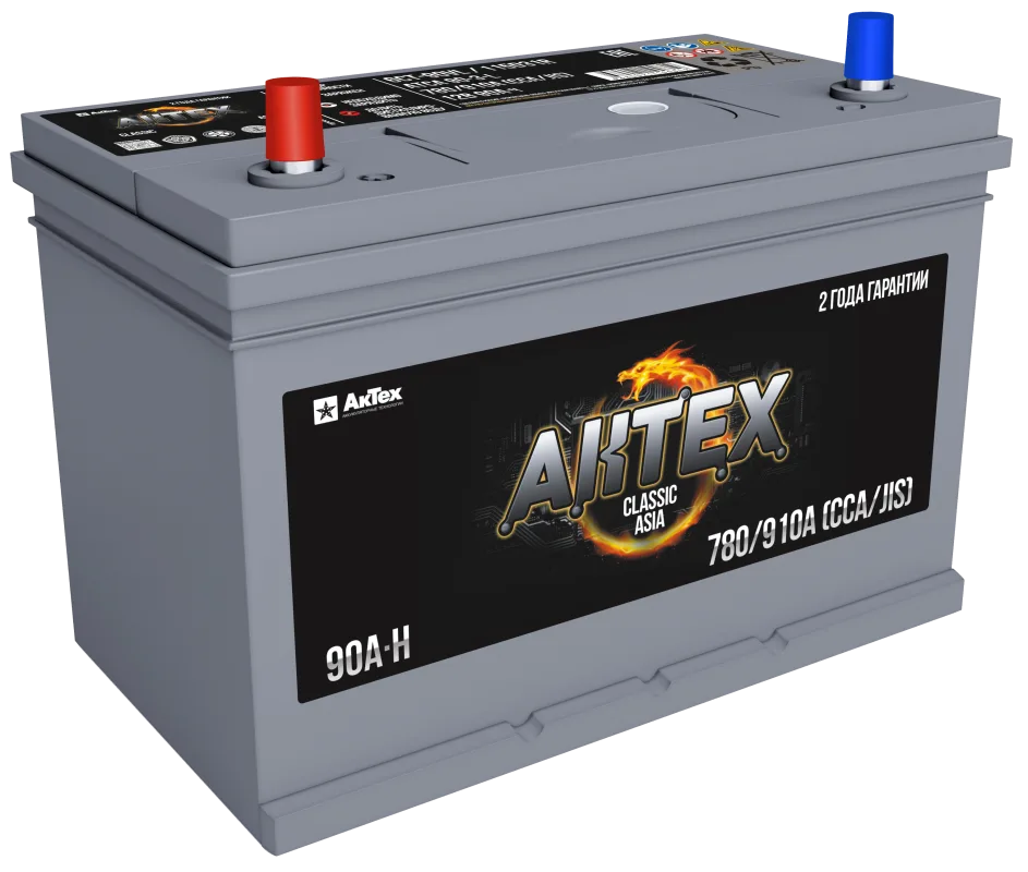 Аккумулятор ACTIVE FROST Asia 105D31R 90Ач прям. пол. 850А 306х173х220