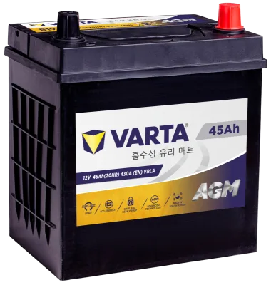 Аккумулятор Varta AGM B19 45 Ач обр. пол. станд. клеммы 430A 187x127x225 (545 401 043) for Vayage