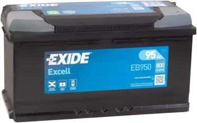 Аккумулятор EXIDE Excell EB950 95 Ач обр. пол. 800А 353x175x190