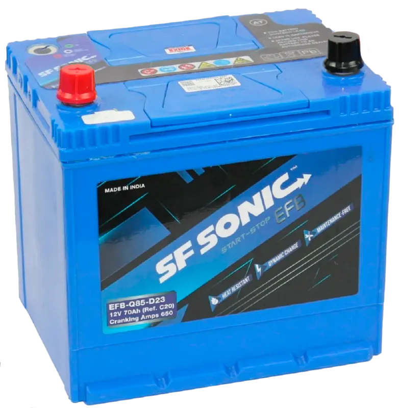 Аккумулятор Exide SF Sonic EFB Q85 85D23R 70 Ач прям. пол. 650А 232x173x220