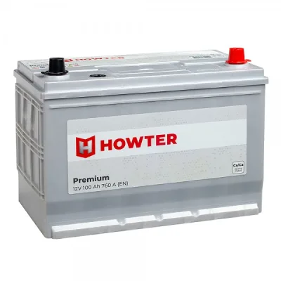 Аккумулятор HOWTER Premium D31 100 Ач обр. пол. 760А 306x173x220