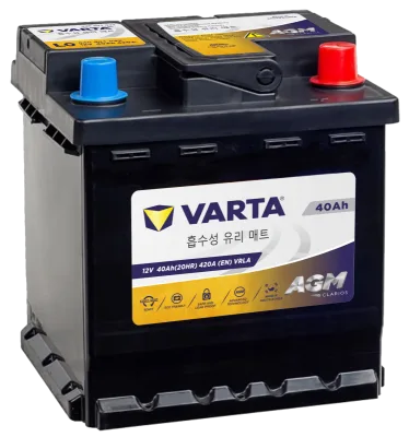 Аккумулятор Varta AGM L0 40 Ач обр. пол. 420A 175x175x190 (540 901 042)