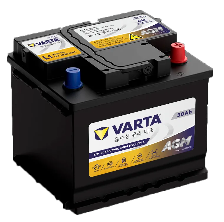 Аккумулятор Varta AGM L1 50 Ач обр. пол. 540A 207x175x190 (550 901 054)